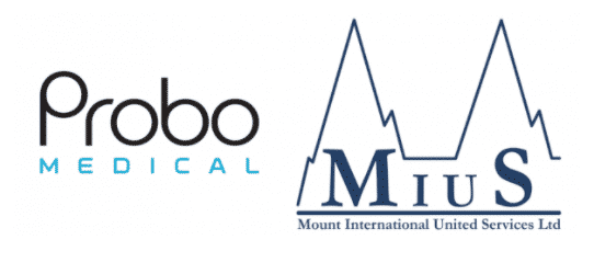 Both the Probo and MIUs logo for the acquisition announcement